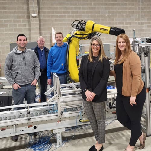 Southlake Automation team with robot